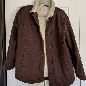 Brown Denim Style Jacket
